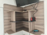 Półka  narożna nad biurko