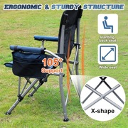 Krzesło Kempingowe Wędkarskie Turystyczne