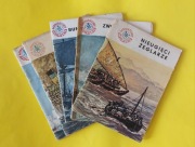 MINIATURY MORSKIE 5 książek PRL ANTYKWARIAT 