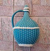 Butelka rękodzieło PRL lata 70te vintage