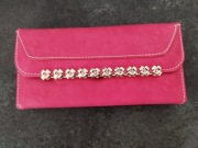 Portfel różowy, nowy, nieużywany