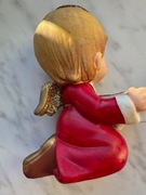 Aniołek świeca pamiątka PRL vintage lata 70-te kolekcja ozdoba dekoracja 