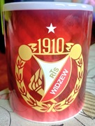 Nowy kubek Ceramiczny Widzew Łódź prezent dla kibica piłki nożnej 
