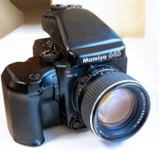 MAMIYA 645 PRO TL + b. jasny obiektyw 80mm f/1.9 + winder