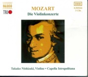 Mozart Violin konzerte concertos complete 3CD Naxos nowy folia
