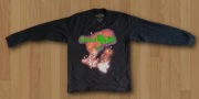 Space Jam Czarna Bluza Longsleeve M Bugs Bunny Lola Made in UK Vintage 90s