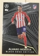 Alvaro Morata Black Edge Topps Match Attax 2024