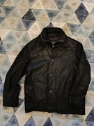 Kurtka męska skóropodobne skóropodobna Czarna Rozmiar L 52