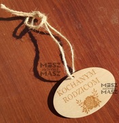 Zawieszka na znicz groby zmarłych świętych #MiszMówiszMasz