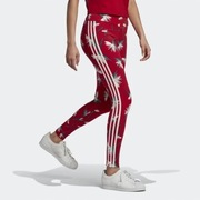 LEGGINSY ADIDAS THEBE MAGUGU X ADIDAS CZERWONE KWIATY S 30/32