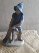 Rybak Figurka Porcelana GDR