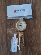 nowy damski zegarek z cyrkoniami Curren 