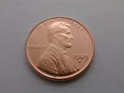 USA 1 cent Lincoln 1969 D