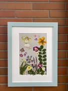 Handmade Obraz Suszone Kwiaty  - Aniołek