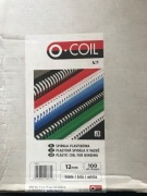 Opus spirala plastikowa biała 12mm A100