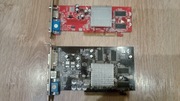 DWIE KARTA GRAFICZNE ATI9550 AGP 8X,ATI RADEON 9200 SE AGP