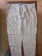 Spodnie letnie Marks & Spencer 46 18 len bojówki jak nowe