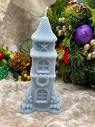 Piękna świeca  świeczka świąteczny ratusz