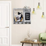 Organizer Tablica na Klucze Regał Ścienny Schowek Półka Do Pisania Listy