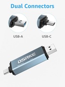 DSRKE Czytnik kart SD, czytnik kart USB C/USB3.0,