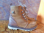 Skórzane buty  kozaki trapery, trekingowe, skora naturalna, roz. 31