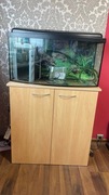 Akwarium 112 l z szafką + filtr zewnętrzny i grzałka 