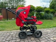 Emmaljunga - używany wózek dzięcięcy z gondolą i siedziskiem