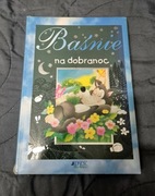 Książka baśnie na dobranoc. Twarda okładka. Ilustracje.