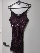 Cekinowa sukienka Sylwester / karnawał r. L / XL 