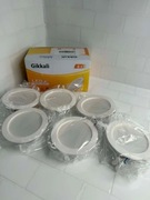 okrągłe, ultracienkie reflektory wpuszczane Gikkali LED o mocy 14 W