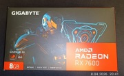 Karta graficzna AMD Radeon RX 7600 GAMING OC 8G - Gwarancja!! Nie RTX