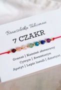 Bransoletka z kamieni naturalnych 7 czakr bransoletka czakralna