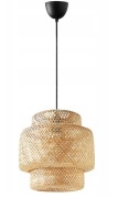 IKEA SINNERLIG Lampa Wisząca Bambus BOHO 27 cm Sufitowa