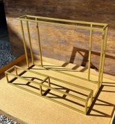 Złoty klęcznik ślubny stalowy dekoracyjny do ceremonii ślubnej