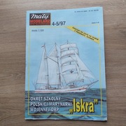 Mały Modelarz 1997/4-5 okręt szkolny Marynarki Wojennej ORP "Iskra"