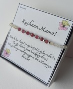 Bransoletka różowy turmalin, cytryn