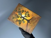 Ręcznie robiony obraz „Drzewo Obfitości” z prawdziwymi monetami – unikat