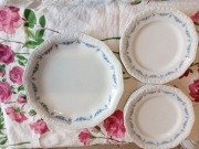 ZESTAW DESEROWY Rosenthal Maria Blau błękitna ! Patera i 6 deserowych kpl.