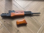 Front AK47 AEG system TM +komora lufa i gumka plus chwyt drwno