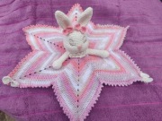 Królik serwetka na szydełku, Zając Przytulanka 