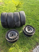 Opony zimowe 205 55 16 91H felgi Ford C max