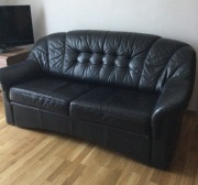 Kanapa dwuosobowe skórzana 