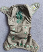 Otulacz na pieluchę tradycyjną z wełny merynosów 