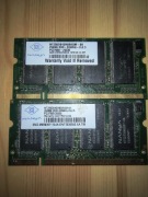 Nanya PC-2700s-25330 DDR1 333Mhz 2x256MB SODIMM laptop