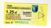Czechowice-Dziedzice - bilet ulgowy PKM 1,25 zł + rekl. 2