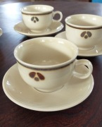 5 Filiżanek z talerzykami Colditz GDR NIemcy