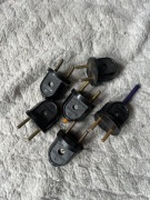 WTYCZKA DO KONTAKTU GNIAZDKA VINTAGE PRL 6 SZT