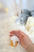 Handmade brelok piwny kufel - amigurumi
