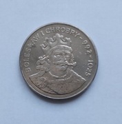 50zł 1980r.Bolesław Chrobry 1980r. 29,5mm, CuNi, waga10,8g,stan b.piękny