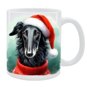 KUBEK Z PSEM Chart rosyjski borzoj - PREZENT, PERSONALIZOWANY, 24HWYS